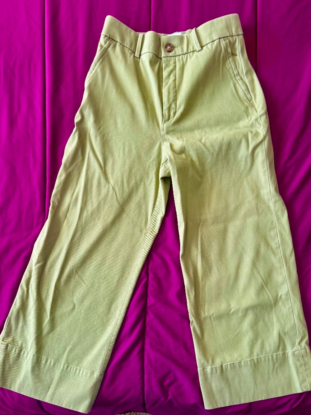 SPANX Green SPANXsupersmooth Stretch Twill Cropped Wide Leg Pant 21418R